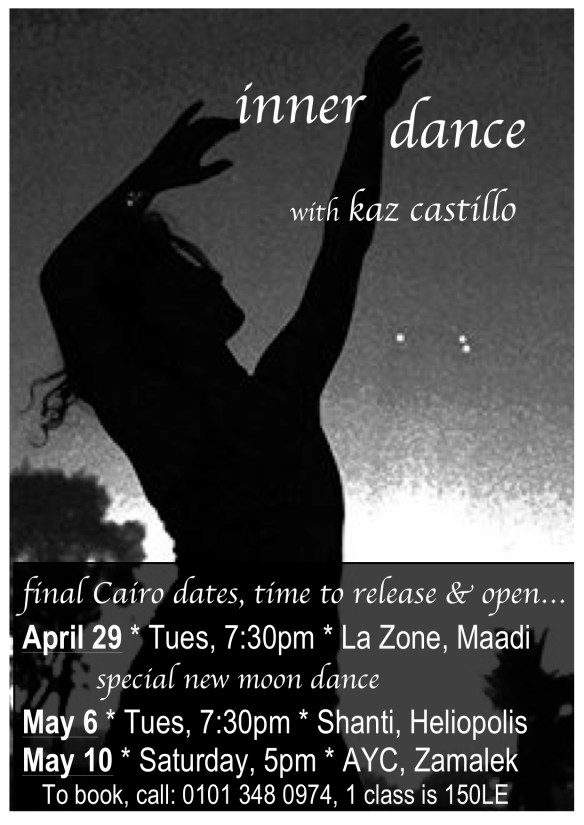 Final Schedule of Inner Dances in Cairo