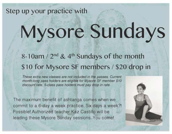 Mysore Sundays Flyer